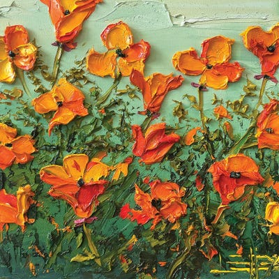 Poppy Bloom by Lisa Elley art print