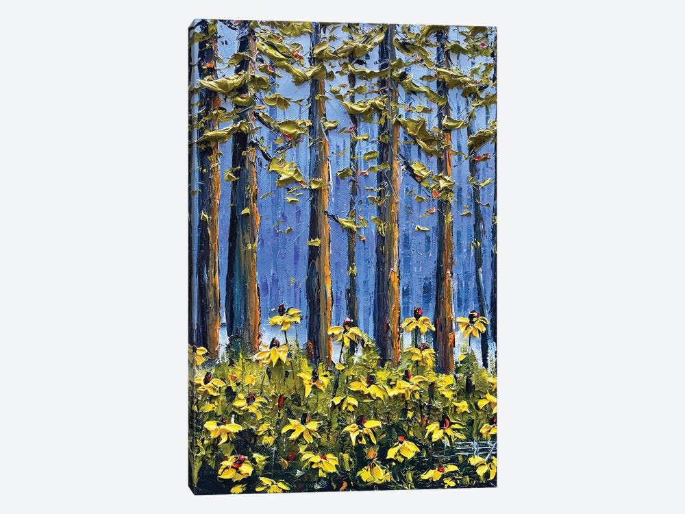 Redwoods And Wildflowers by Lisa Elley 1-piece Art Print