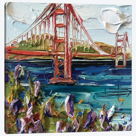San Francisco Bay Canvas Print #LEL367} by Lisa Elley Canvas Artwork