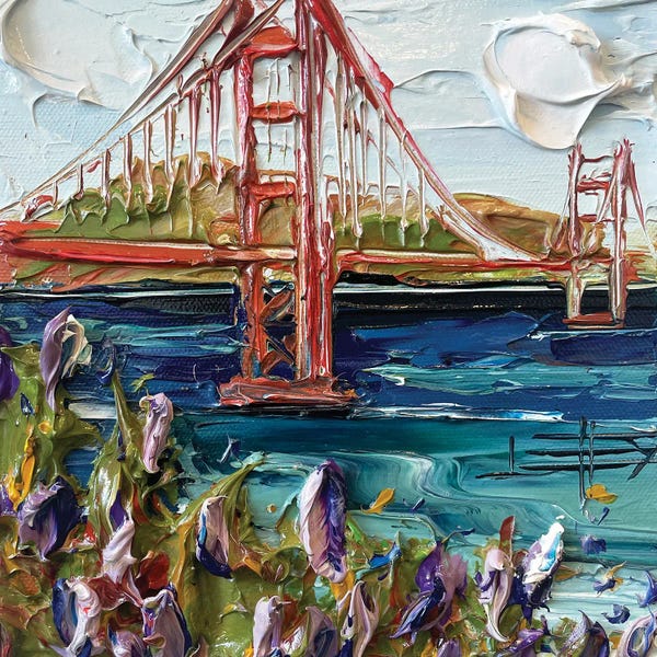 Golden Gate Bridge: San Francisco Bay by Lisa Elley