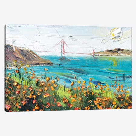 San Francisco Spring Canvas Print #LEL376} by Lisa Elley Art Print