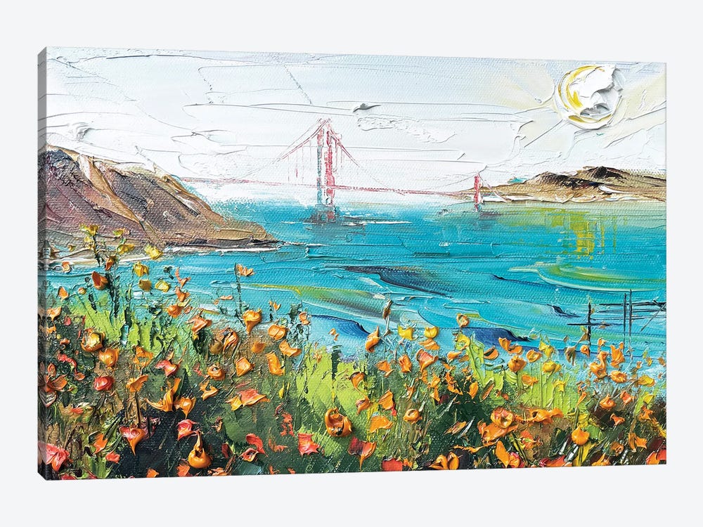 San Francisco Spring by Lisa Elley 1-piece Canvas Artwork