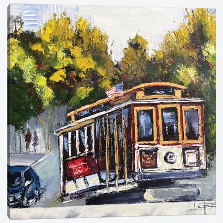 A San Francisco Afternoon Canvas Print #LEL378} by Lisa Elley Canvas Art