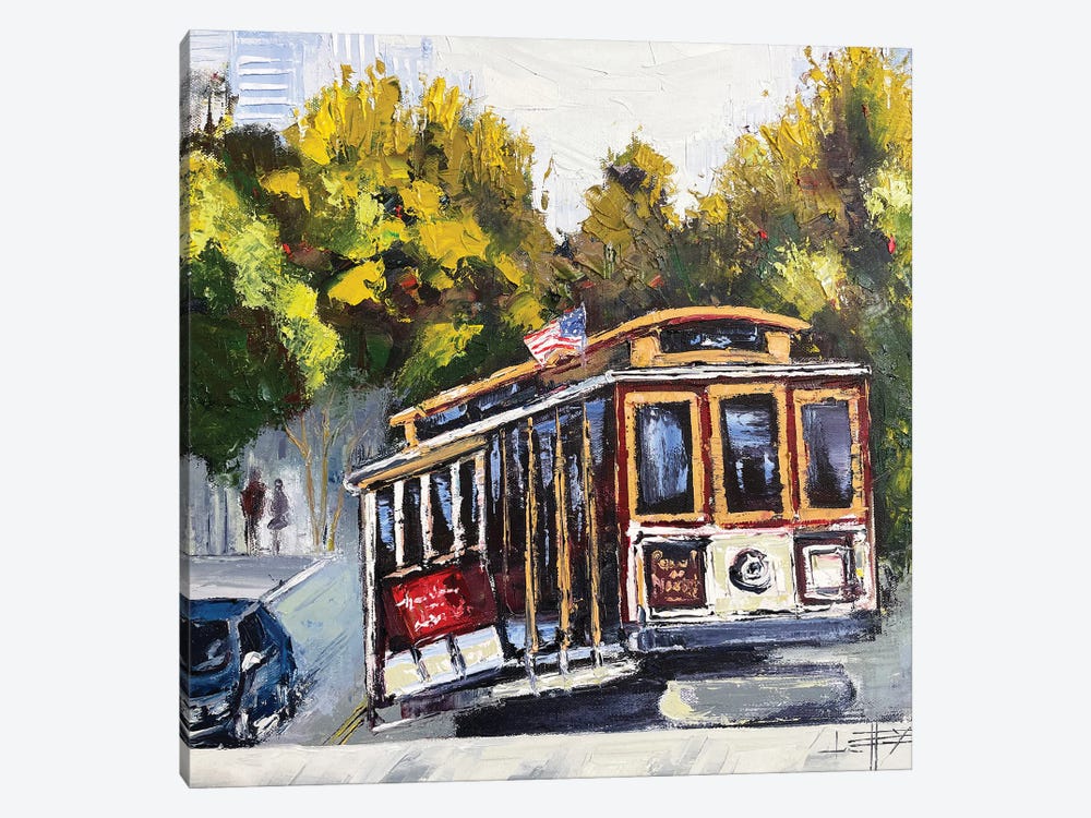 A San Francisco Afternoon by Lisa Elley 1-piece Canvas Art