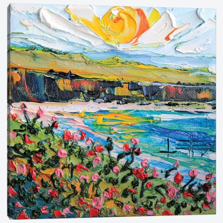 California Sunset Canvas Print #LEL37} by Lisa Elley Canvas Artwork