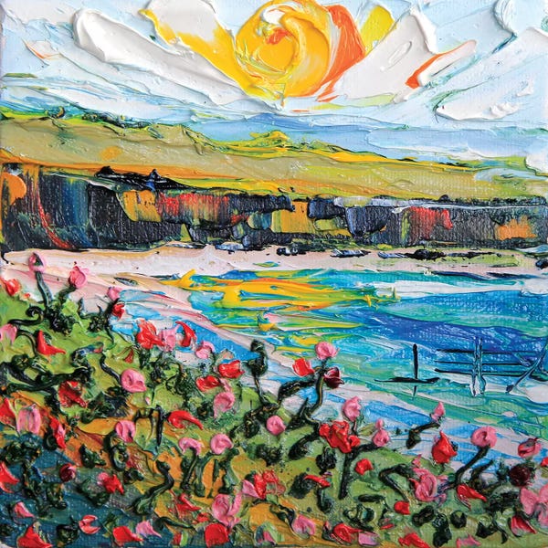 Intense Impressionism: California Sunset by Lisa Elley