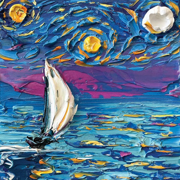 Artists Like Van Gogh: Gogh Sailing by Lisa Elley