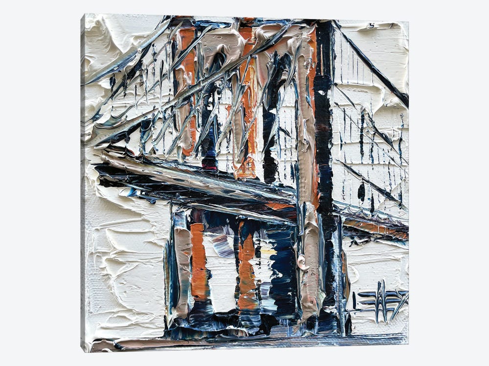 Brooklyn Bridge by Lisa Elley 1-piece Art Print