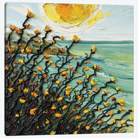 Heavenly Sun Canvas Print #LEL393} by Lisa Elley Canvas Artwork