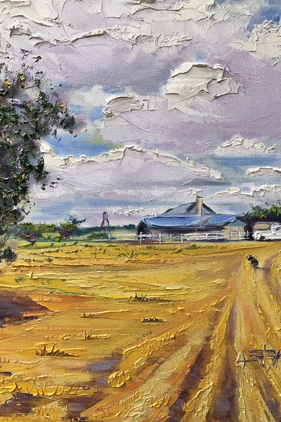 Golden Farm by Lisa Elley art print