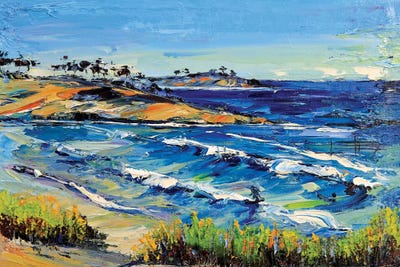 Carmel Beach by Lisa Elley canvas print