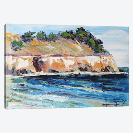 Linda Mar Beach Canvas Print #LEL401} by Lisa Elley Canvas Artwork