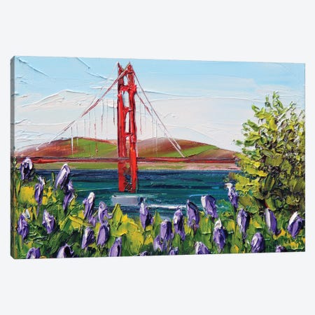 San Francisco Lupine Canvas Print #LEL403} by Lisa Elley Canvas Art