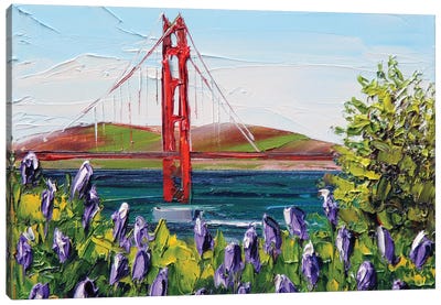 San Francisco Lupine Canvas Art Print - Lupines