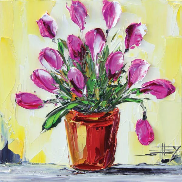 Tulips: Pink Tulips by Lisa Elley