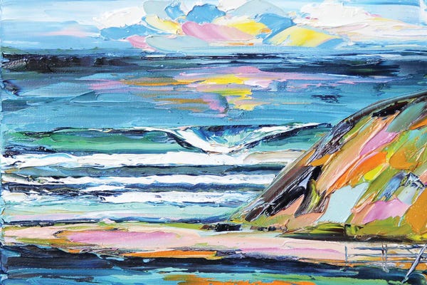 Lisa Elley: Mavericks Surf Break California by Lisa Elley