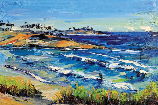 Carmel-By-The-Sea: Carmel Beach by Lisa Elley