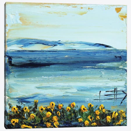 Across The Monterey Bay Canvas Print #LEL415} by Lisa Elley Canvas Artwork