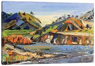 Carmel River State Beach Canvas Art Print