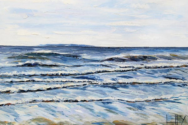 Santa Cruz: Half Moon Bay, Santa Cruz California by Lisa Elley