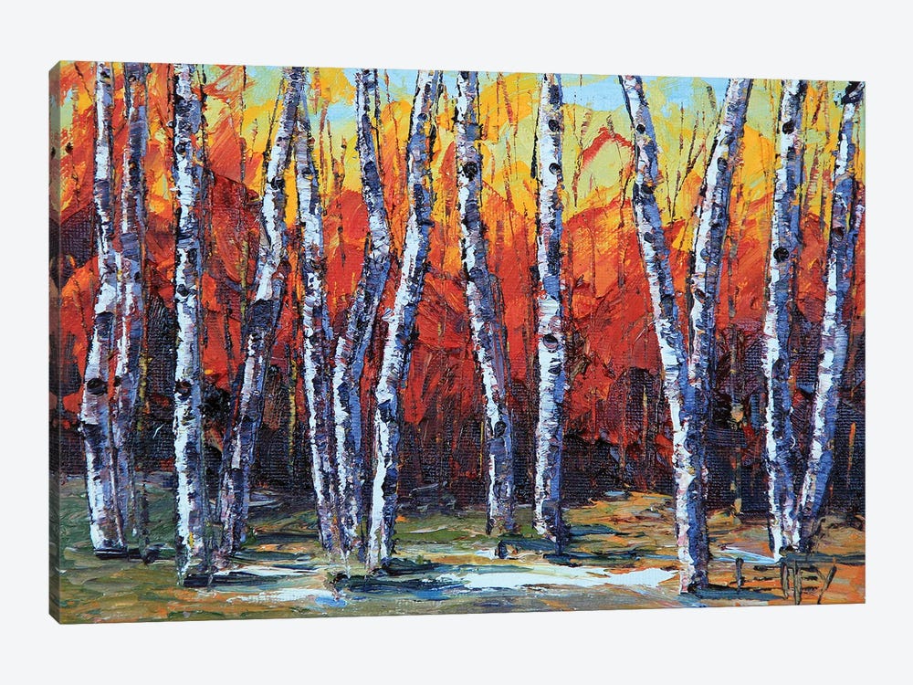 Autumn Forest by Lisa Elley 1-piece Canvas Art
