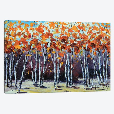 Autumn Colors Canvas Print #LEL427} by Lisa Elley Canvas Art Print