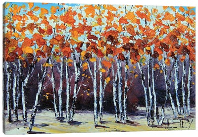 Autumn Colors Canvas Art Print - Lisa Elley