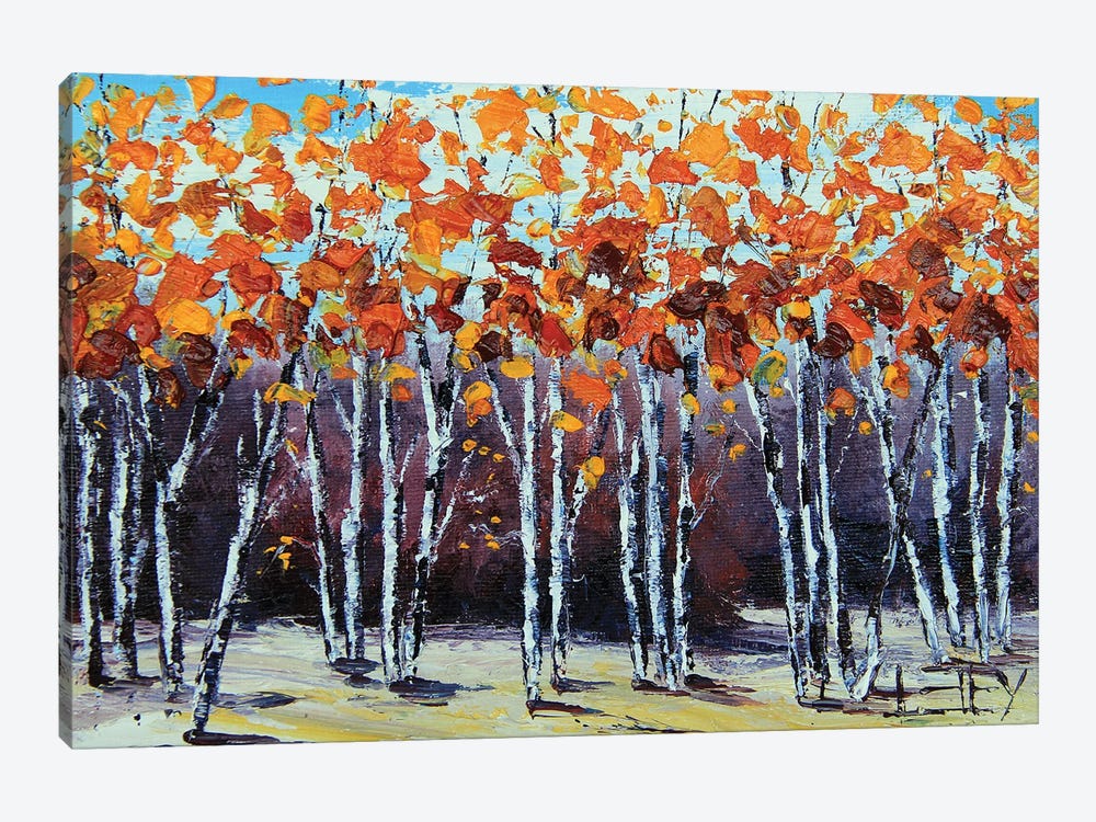 Autumn Colors by Lisa Elley 1-piece Canvas Print