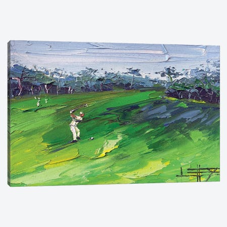 Pebble Beach Golf Links - Golf Course Canvas Print #LEL429} by Lisa Elley Canvas Art