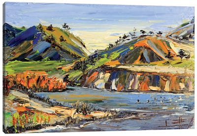 Carmel State Beach Canvas Art Print