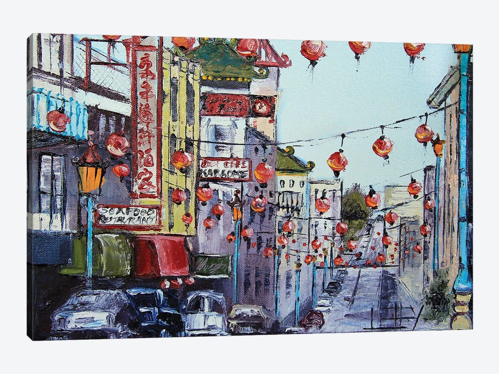 San Francisco Chinatown by Lisa Elley 1-piece Art Print