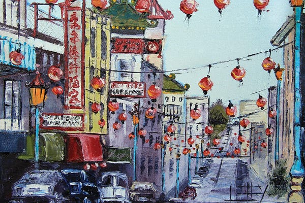 Lisa Elley: San Francisco Chinatown by Lisa Elley