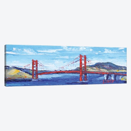 Golden Gate Bridge San Francisco Canvas Print #LEL442} by Lisa Elley Canvas Artwork
