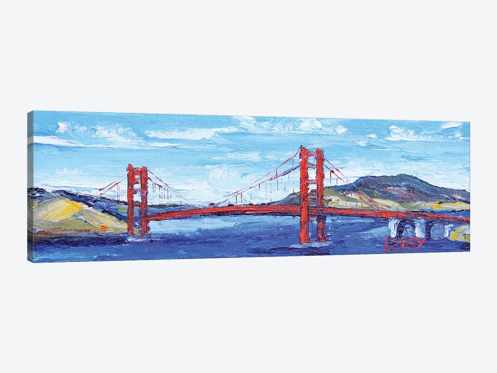 Golden Gate Bridge San Francisco by Lisa Elley 1-piece Canvas Artwork