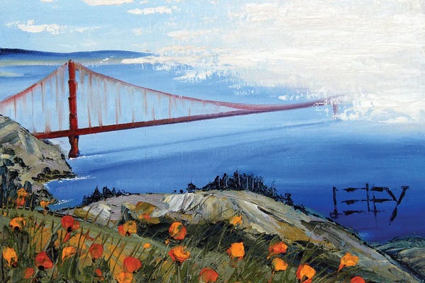 Golden Gate Bridge: Golden Gate Bridge San Francisco Marin Headlands by Lisa Elley