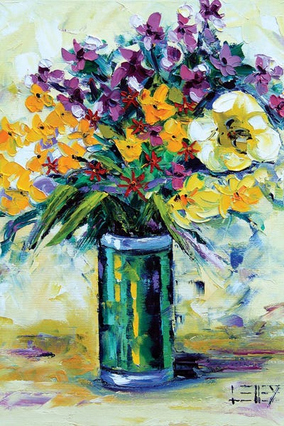 Mother'S Day Floral Bouquet by Lisa Elley art print