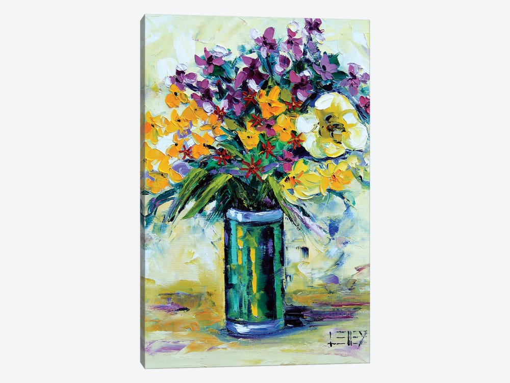 Mother'S Day Floral Bouquet by Lisa Elley 1-piece Canvas Print