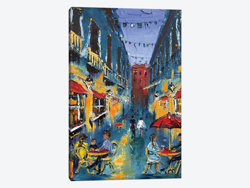 An Evening In Italy by Lisa Elley 1-piece Canvas Print
