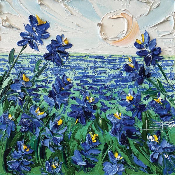Bluebonnets: Texas Bluebonnets by Lisa Elley