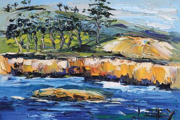 Carmel-By-The-Sea: Point Lobos And China Cove In Carmel California by Lisa Elley