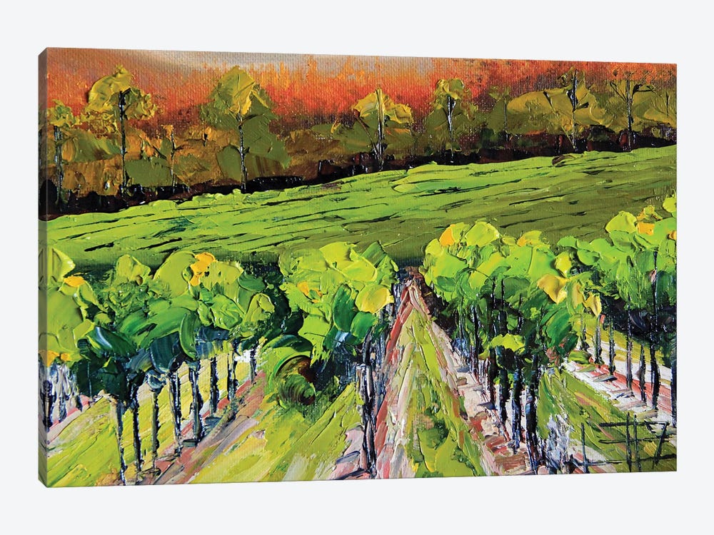 Napa Valley Colorful Autumn by Lisa Elley 1-piece Art Print