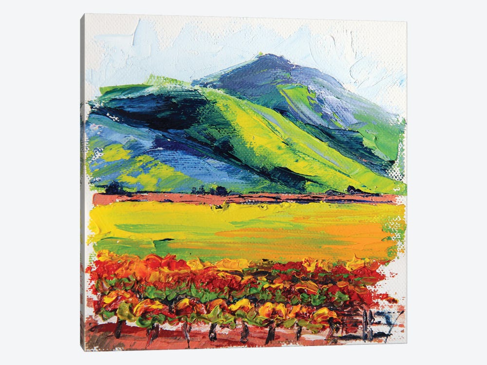 Napa Valley Hills by Lisa Elley 1-piece Canvas Art