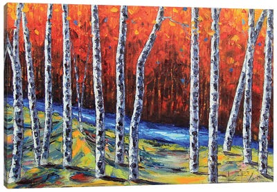 Never Ending Fall Canvas Art Print - Lisa Elley