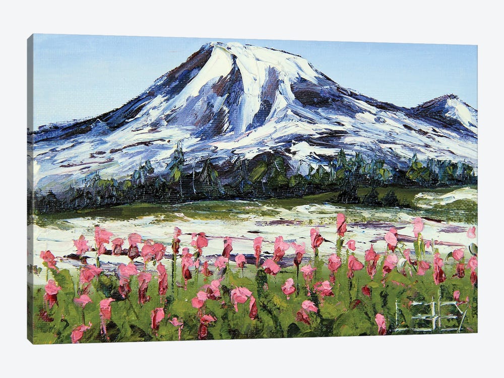 Mount Ranier Washington by Lisa Elley 1-piece Canvas Art Print