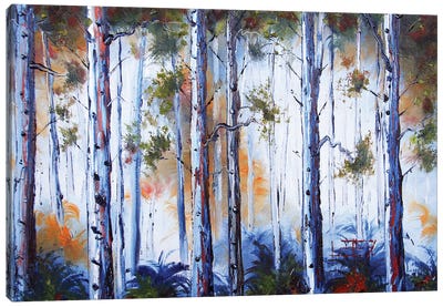 New Zealand Eucalyptus Gum Trees Canvas Art Print - Eucalyptus Art