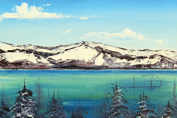 Lake Tahoe: Lake Tahoe Winter by Lisa Elley