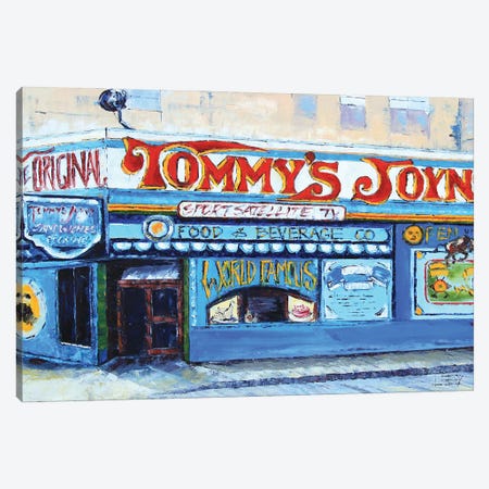 Tommy's Joynt In San Francisco Canvas Print #LEL491} by Lisa Elley Art Print