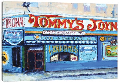Tommy's Joynt In San Francisco Canvas Art Print - Restaurant & Diner Art