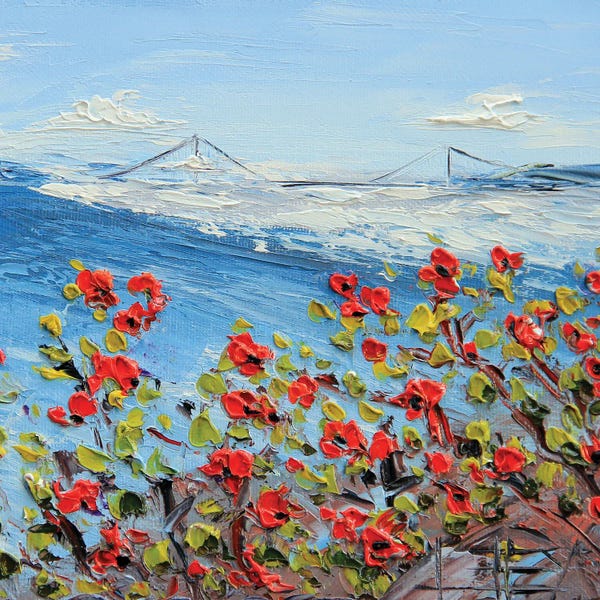 Lisa Elley: Alcatraz Island San Francisco Bay by Lisa Elley