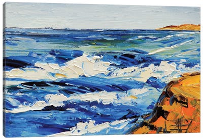 Big Sur Waves Canvas Art Print - Big Sur Art